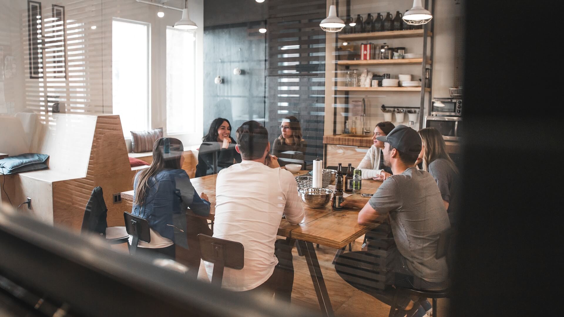 Collaborative Meeting with Eye Contact