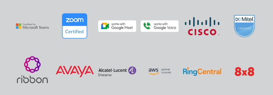 Virtual Meeting Platforms logos in one picture