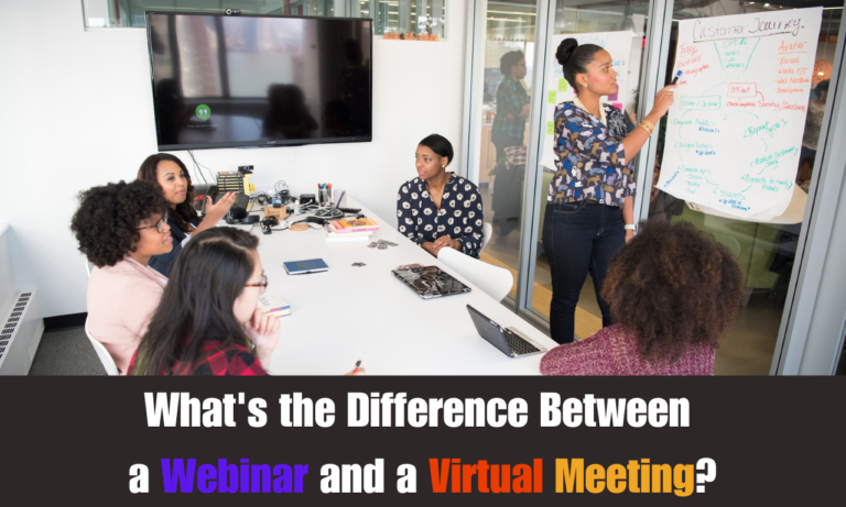 What’s the Difference Between a Webinar and a Virtual Meeting?