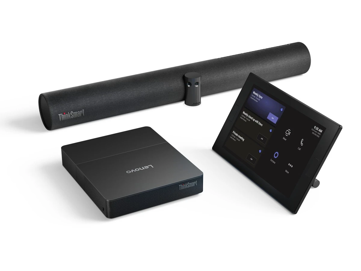 Lenovo ThinkSmart Core Gen 2 compute with touch controller and ThinkSmart Bar 180